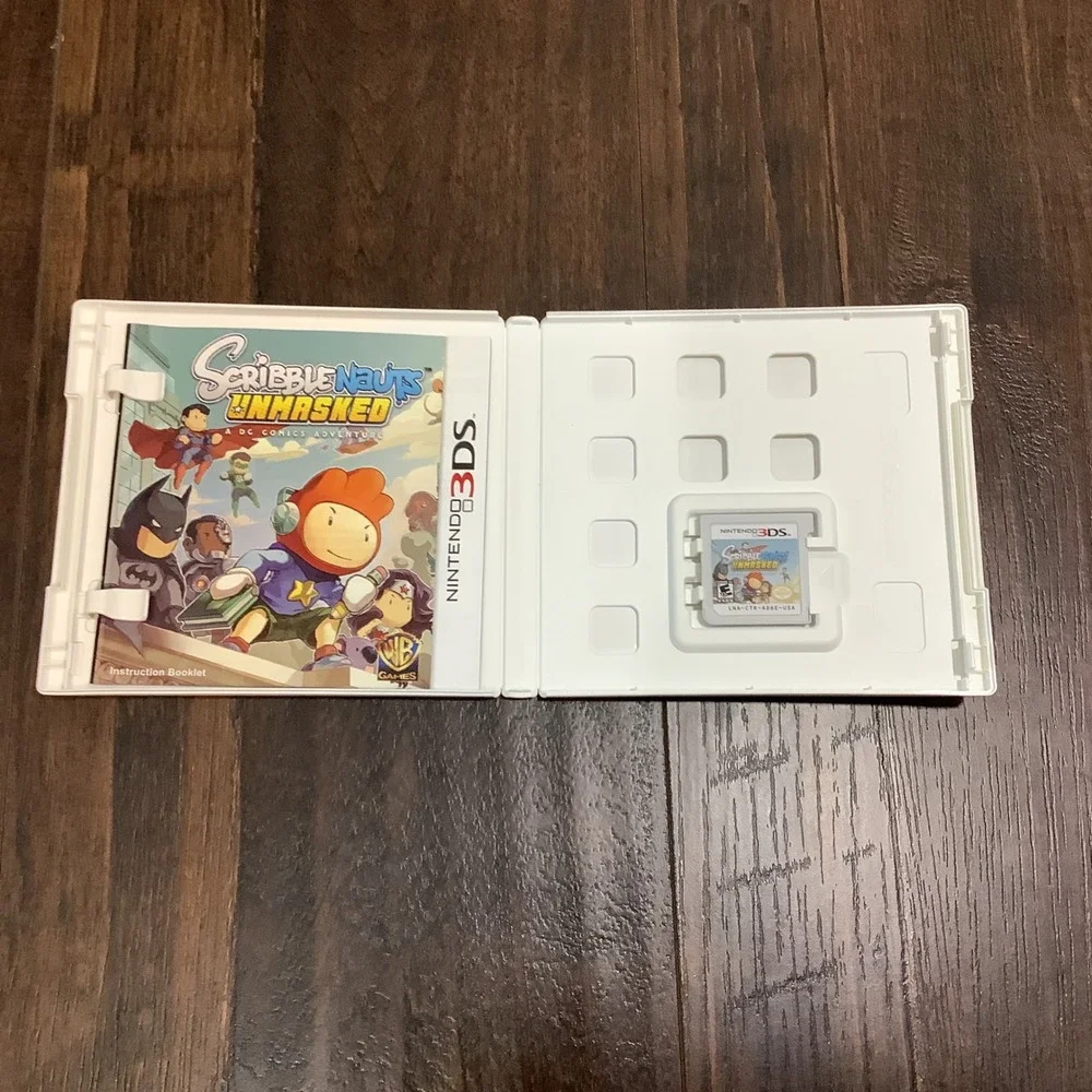 Scribblenauts Unmasked DC Comics Adventure Nintendo 3DS CIB Tested